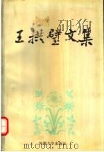 王拱璧文集 1991 PDF电子版封面 7810185853 窦克武主编