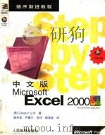 中文版Microsoft Excel 2000 1999 PDF电子版封面 7115080577 美国Catapult公司著;赵丹亚等译