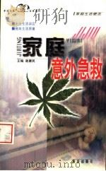 家庭意外急救 1999 PDF电子版封面 7806144862 谢康民主编