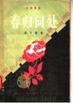 独幕话剧 春归何处 1957 PDF电子版封面 T10090·132 高节操著