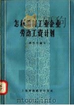 怎样编制工业企业劳动工资计划   1958  PDF电子版封面    谭秀华编 