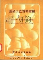 蛋品工艺资料汇编 第1辑 操作方法·卫生制度·几项经验 1957 PDF电子版封面 15065·食60 食品工业部食品工业管理局生产技术处编