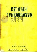 农业生产合作社怎样自觉地服从国家计划 1956 PDF电子版封面 周道邦编