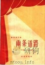 两条道路 四幕八场话剧 1959 PDF电子版封面 10144·8 陈仲莱著