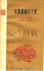 在跃进的日子里 1959 PDF电子版封面 10078·0889 孙友田等著