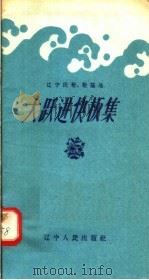大跃进快板集 1958 PDF电子版封面 T10090·35 辽宁人民出版社编