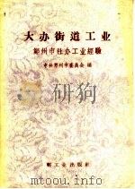 大办街道工业  郑州市社办工业经验（1960 PDF版）
