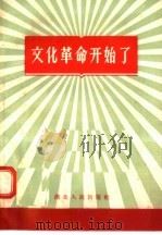 文化革命开始了 1958 PDF电子版封面 T3106·124 湖北人民出版社编
