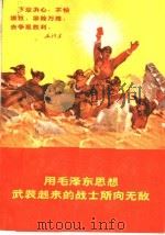 用毛泽东思想武装起来的战士所向无敌 1969 PDF电子版封面 K809·886 山东省中、小学教材编选组编