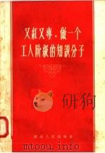 又红又专,做一个工人阶级的知识分子 1958 PDF电子版封面 3106·98 湖北人民出版社编