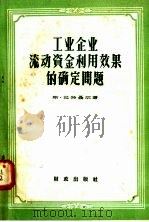 工业企业流动资金利用效果的确定问题   1958  PDF电子版封面  4066·73  斯·拉特聂尔著；乌家培译 