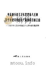 更高地举起毛泽东思想伟大红旗保卫和建设我们无产阶级铁打的江山:庆祝中华人民共和国成立十七周年连队讲话材料 1966 PDF电子版封面 3105·366