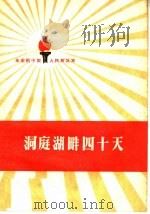 洞庭湖畔四十天 1959 PDF电子版封面 10020·1201 中国人民解放军三十年征文编辑委员会编