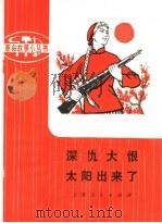 革命样板戏故事 深仇大恨 太阳出来了 1974 PDF电子版封面 10171·368 根据革命现代舞剧《白毛女》改编