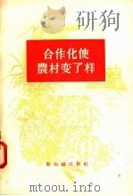 合作化使农村变了样 1956 PDF电子版封面 T10076·9 新知识出版社编