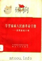 学习麻城人民的革命干劲 访问麻城片断 1958 PDF电子版封面 T3106·86 中国共产主义青年团武汉市委办公室编