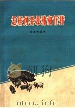 怎样饲养母猪和仔猪（1959 PDF版）
