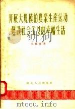 开展大规模的农业生产运动建设社会主义幸福生活 1956 PDF电子版封面 王延春著