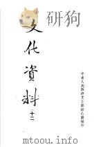 文化资料 12 1954 PDF电子版封面 中央人民政府文化部办公厅编