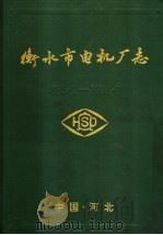 衡水市电机厂志  1975.2-1994.6（ PDF版）