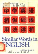 中学英语相似词语用法详析 1990 PDF电子版封面 7800354148 熊登岐编著