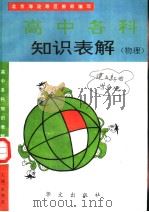 高中各科知识表解  物理（1993 PDF版）