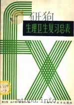 生理卫生复习总表（1982 PDF版）