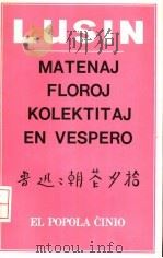 MATENAJ FLOROJ KOLEKTITAJ EN VESPERO 1981 PDF电子版封面