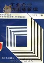 机械电子工业部 机电行业专业管理人员岗位培训教材 工业企业劳动工资管理 1991 PDF电子版封面 7111024230 王丁风主编