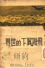 飞机翼下的世界 1937 PDF电子版封面 宾符,贝叶编者
