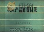 机床产品订货目录 1978 PDF电子版封面 一机部产品管理局编