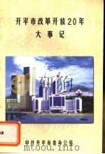 开平市改革开放20年大事记 1978.12-1998.12 1999 PDF电子版封面 中共开平市委办公室
