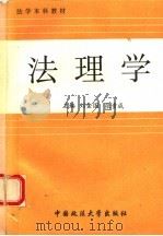 法理学 1992 PDF电子版封面 7562008248 张贵成,刘金国主编;王启富等撰