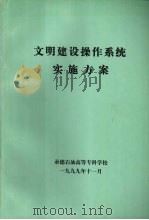 文明建设操作系统实施方案（1999 PDF版）