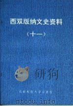 西双版纳文史资料选辑 第11辑 1994 PDF电子版封面 7561627939 西双版纳傣族自治州政协编