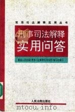 刑事司法解释实用问答（1997 PDF版）