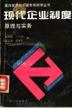 现代企业制度 原理与实务 1994 PDF电子版封面 7218014070 刘世锦等著