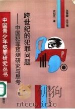 跨世纪的犯罪问题 中国犯罪预测研究与思考 1996 PDF电子版封面 7536634846 武伯欣著;中国青少年犯罪研究会编