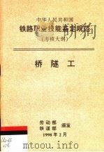 中华人民共和国铁路职业技能鉴定规范  考核大纲  桥隧工（1998 PDF版）