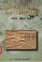 中国巴丹吉林地区中生代盆地分析 1999 PDF电子版封面 7562514119 何治亮,徐宏节,朱虹等著