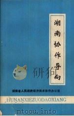 湖南协作导向 1987 PDF电子版封面 湖南省人民政府经济技术协作办公室编