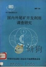 国内外尾矿开发利用调查研究 1996 PDF电子版封面 北京矿产地质研究所