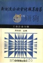 新制度企业会计核算指导 工业企业分册 (修订版) 1993 PDF电子版封面 7800258742 张良武主编