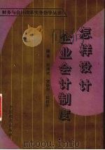 怎样设计企业会计制度 1993.10 PDF电子版封面 7501726833 张鸿欣,贺焕华,阮梓平编著