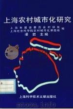 上海农村城市化研究 1993 PDF电子版封面 7543902656 凌岩主编;上海市建设委员会村镇处,上海社会科学院农村城市化课