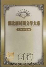 湖北新时期文学大系  文学评论卷（1999 PDF版）