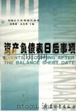 资产负债表日后事项 1999 PDF电子版封面 780132739X 刘伟丽,王志峰主编