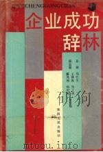 企业成功辞林 1991 PDF电子版封面 7224017418 马江生总编