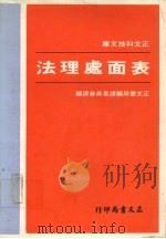 表面处理法 1985 PDF电子版封面 正文书局编译委员会译编