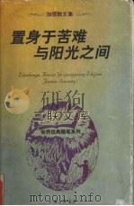 置身于苦难与阳光之间 加缪散文集 1997 PDF电子版封面 7542611038 (法)A.加缪(Albert Camus)著;杜小真,顾嘉琛